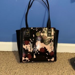 Anne Klein floral handbag
